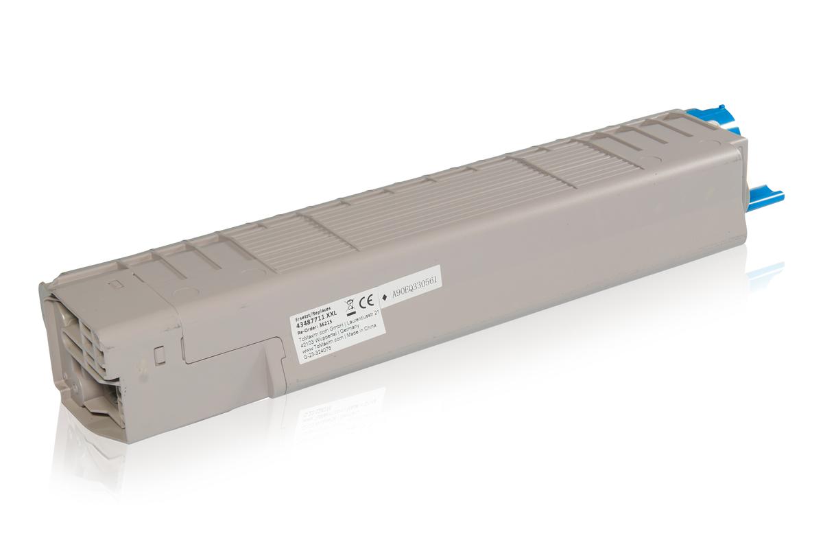 Kompatibel zu OKI 43487711 / C8600 Tonerkartusche, cyan