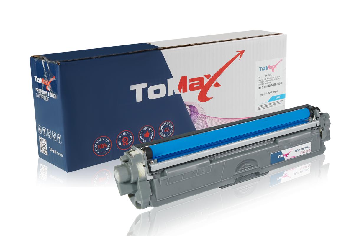 ToMax Premium ersetzt Brother TN-242C / TN-246C Toner, cyan