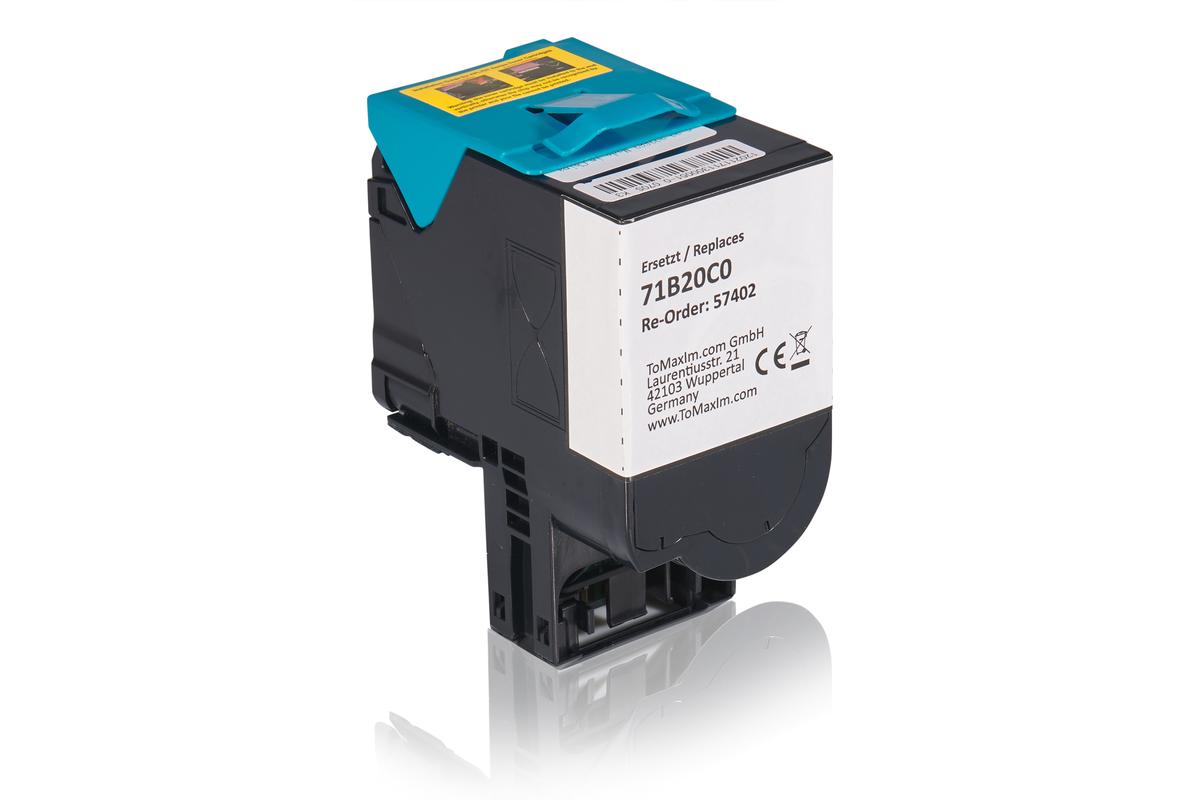 Kompatibel zu Lexmark 71B20C0 Tonerkartusche, cyan