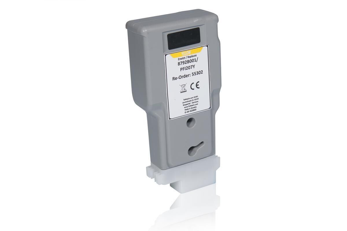 Kompatibel zu Canon 8792B001 / PFI-207Y Tintenpatrone, gelb