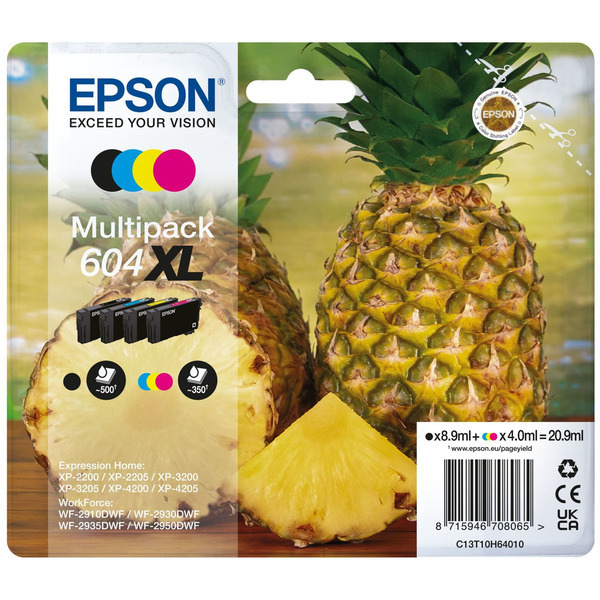 Original Epson C13T10H64010 / 604XL Tintenpatrone Multipack