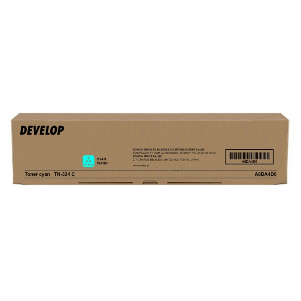 Original Develop A8DA4D0 / TN324C Toner cyan