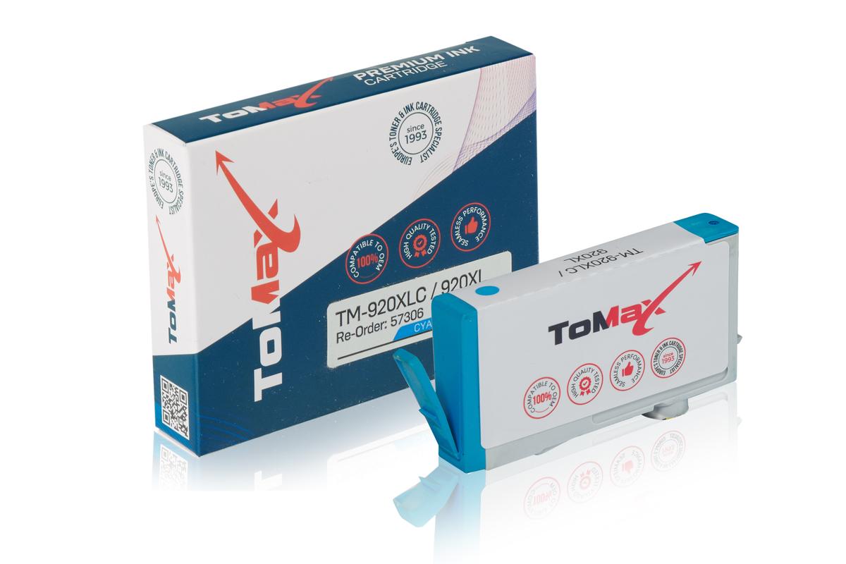 ToMax Premium ersetzt HP CD972AE / 920XL Tintenpatrone, cyan