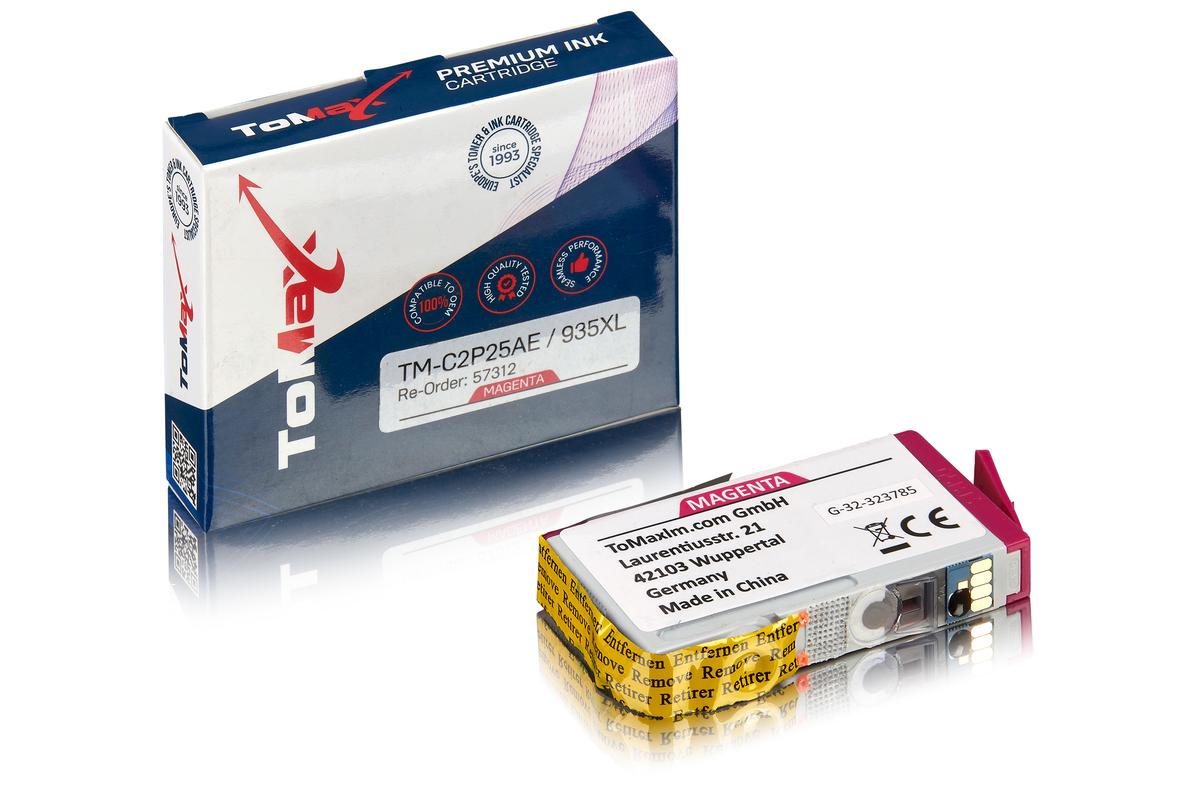 ToMax Premium ersetzt HP C2P25AE / 935XL Tintenpatrone, magenta