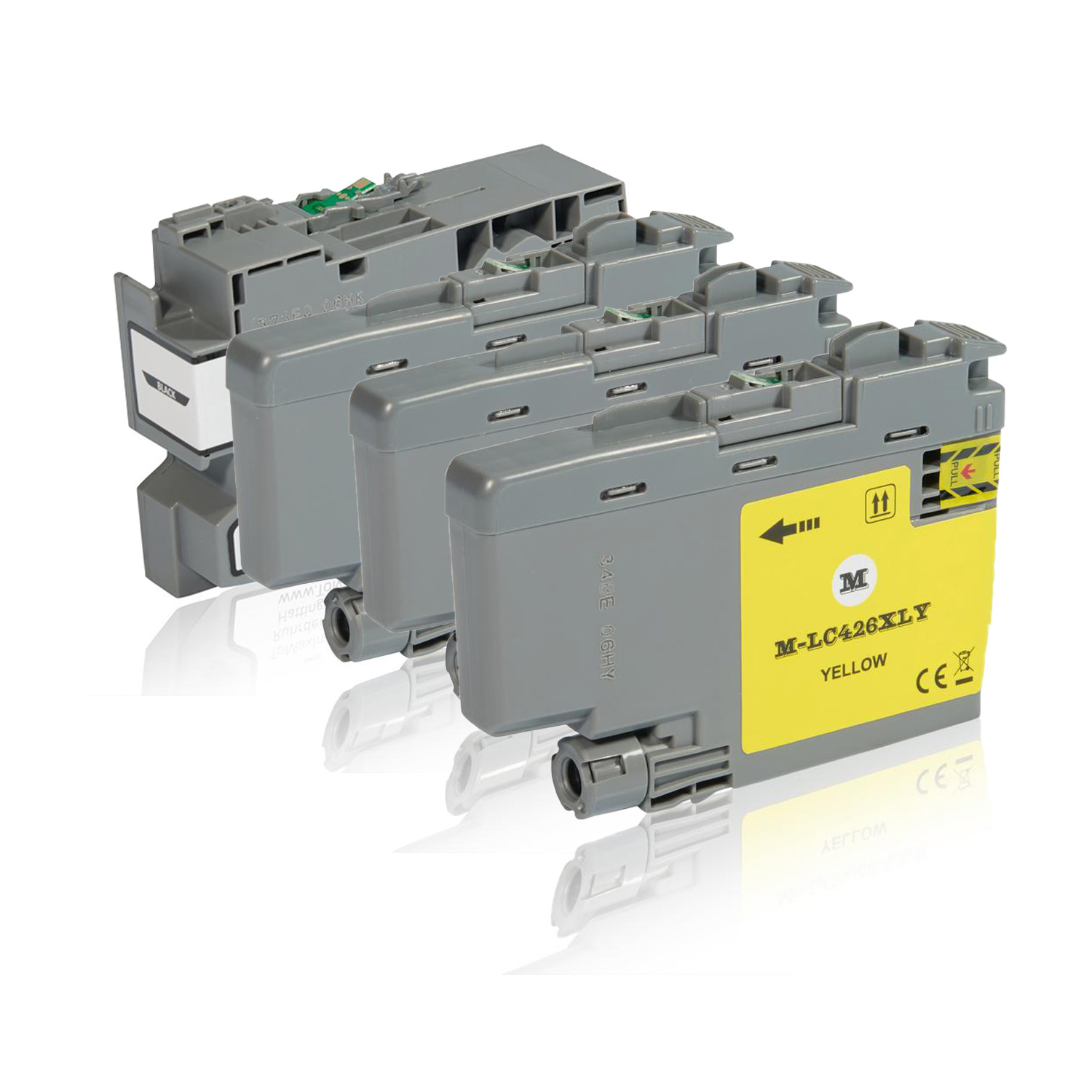 Multipack kompatibel zu Brother LC-426XLBK enthält 4x Tintenpatrone