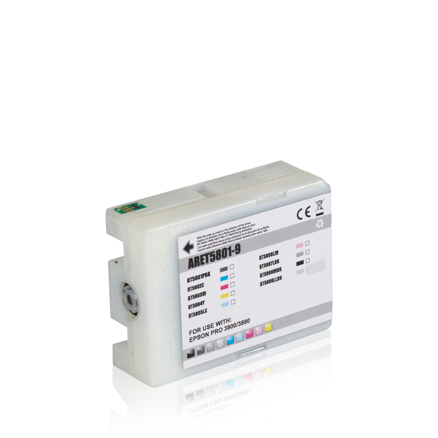 Kompatibel zu Epson C13T580900 / T5809 Tintenpatrone, schwarz