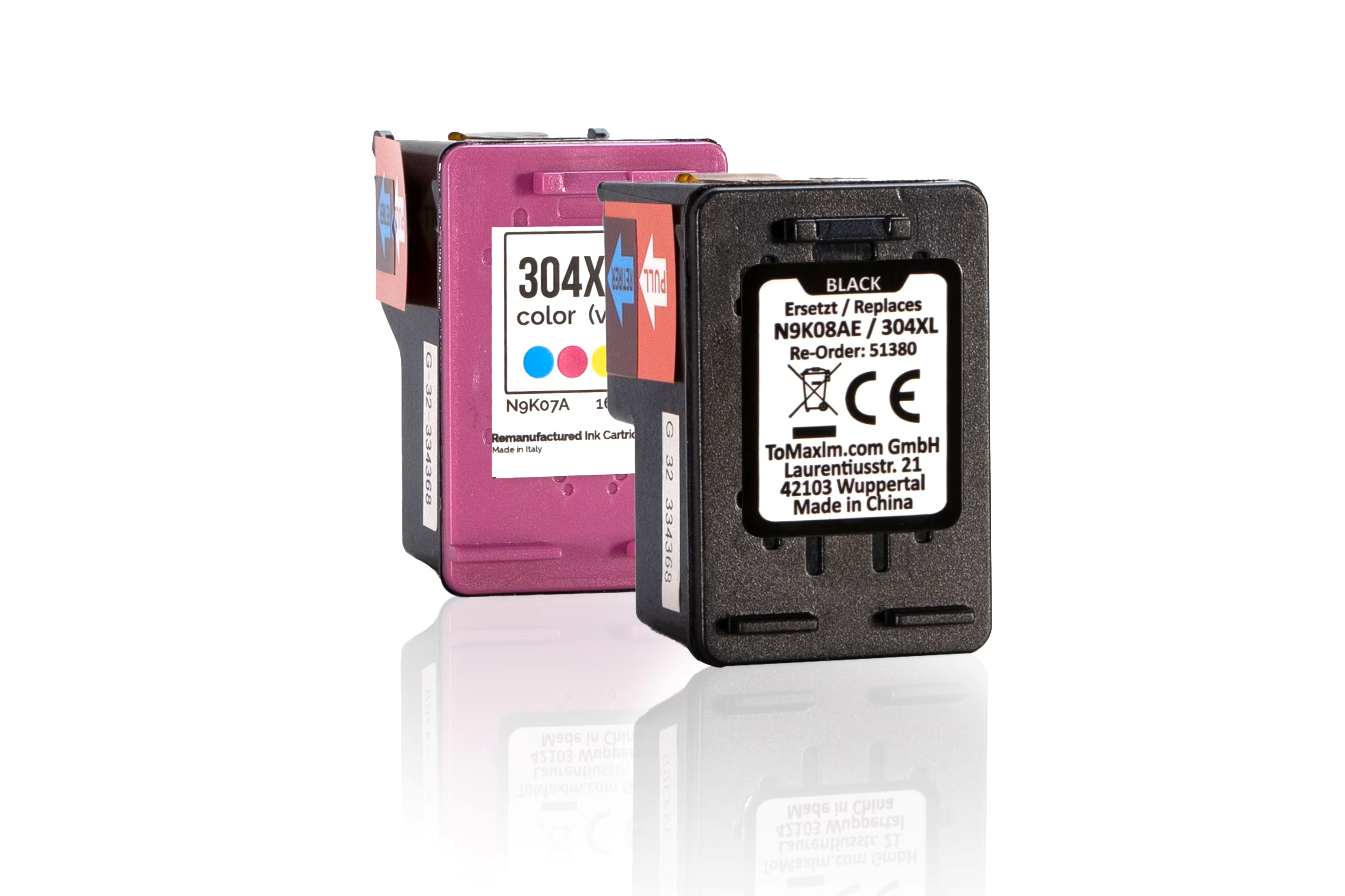 Multipack kompatibel zu HP 3JB05AE / 304XL enthält 2x Druckkopfpatrone