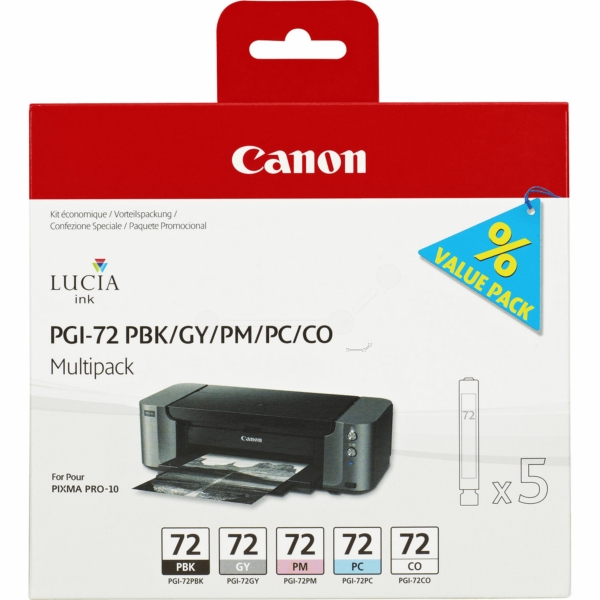 Original Canon 6403B007 / PGI72 Tintenpatrone Multipack