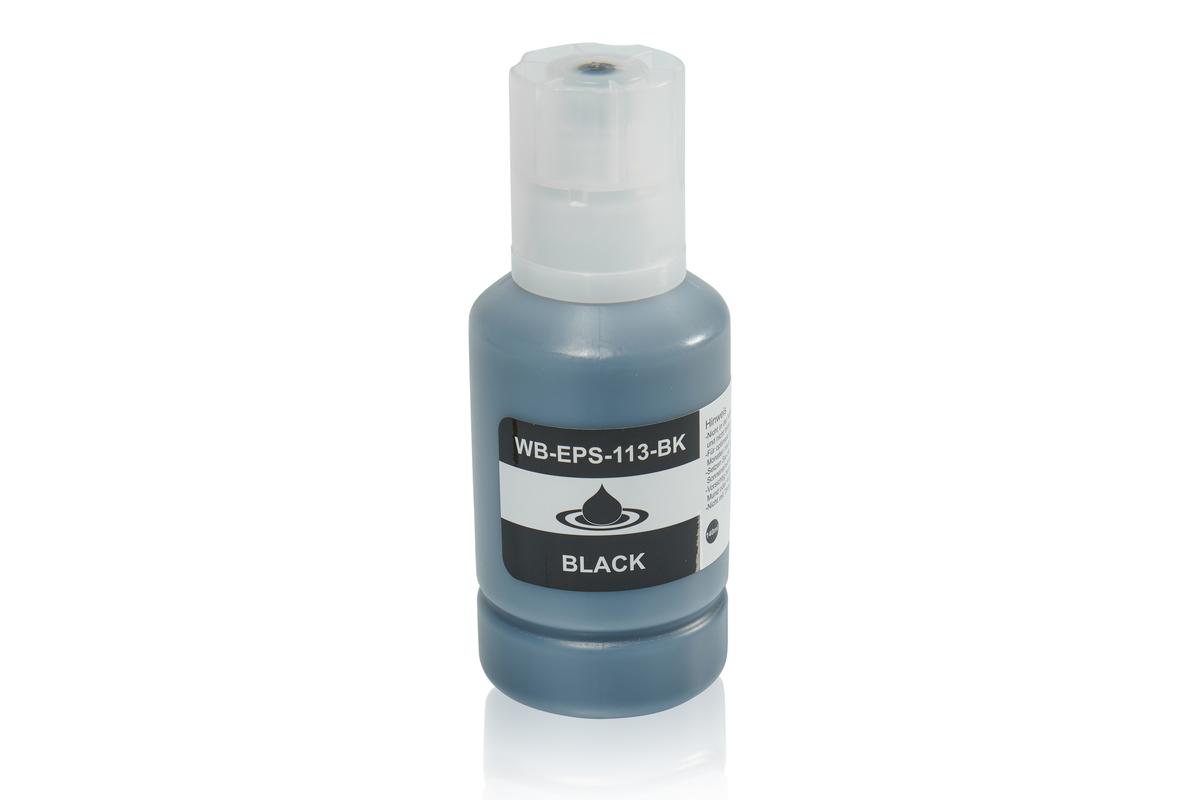 Kompatibel zu Epson C13T06B140 / 113 Tintenflasche, schwarz