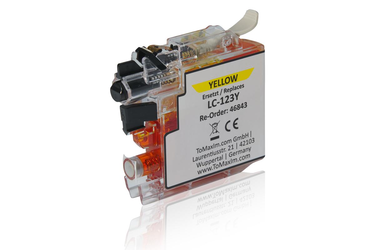 Kompatibel zu Brother LC-123Y Tintenpatrone, gelb