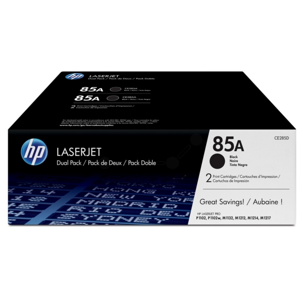 Original HP CE285AD / 85A Toner schwarz