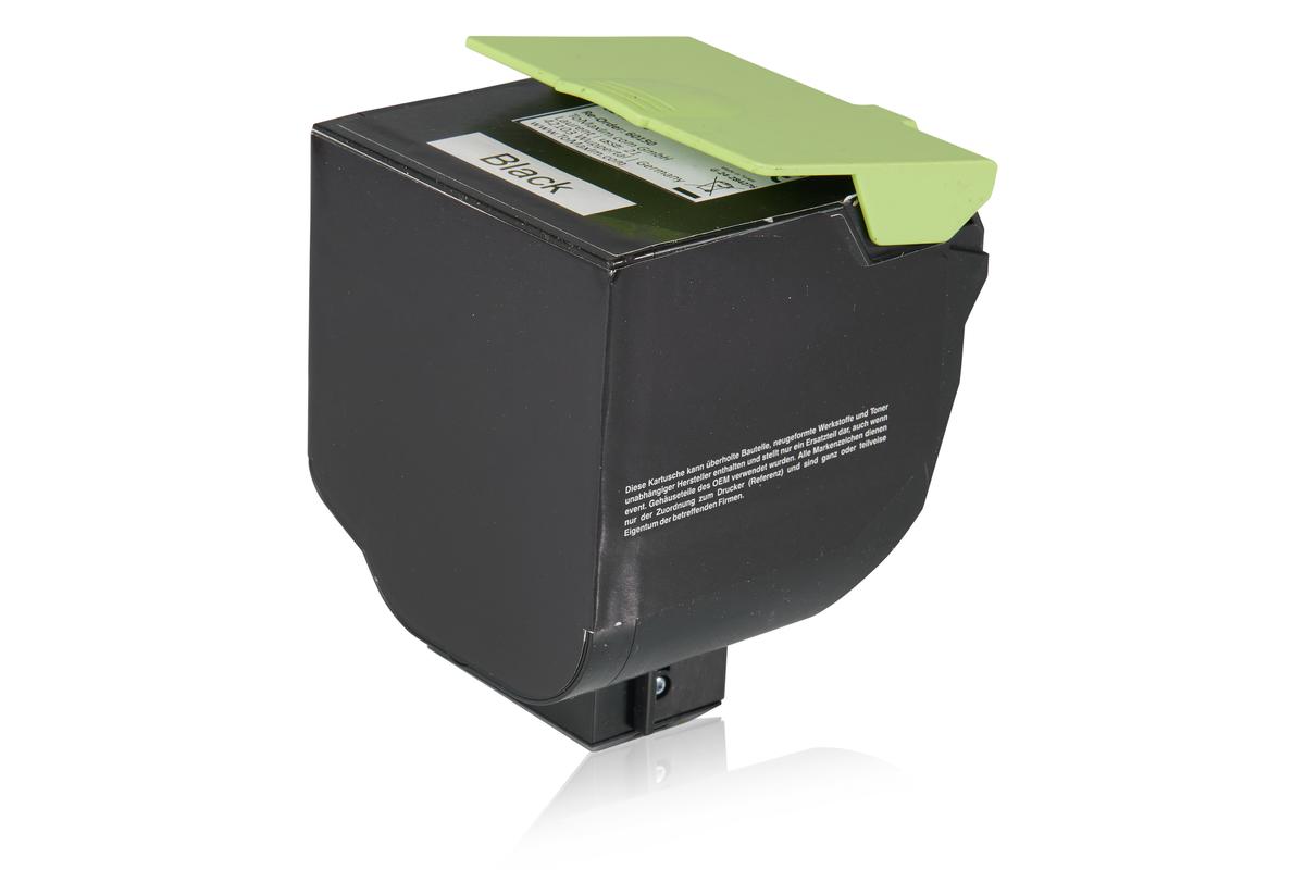 Kompatibel zu Lexmark C242XK0 Tonerkartusche, schwarz