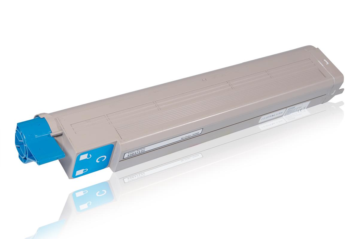 Kompatibel zu OKI 43837131 / C9600 Tonerkartusche, cyan