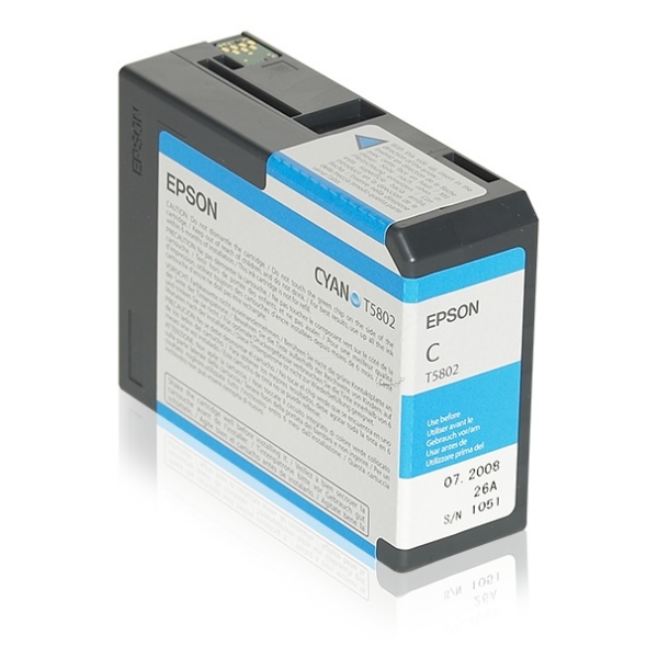 Original Epson C13T580200 / T5802 Tintenpatrone cyan