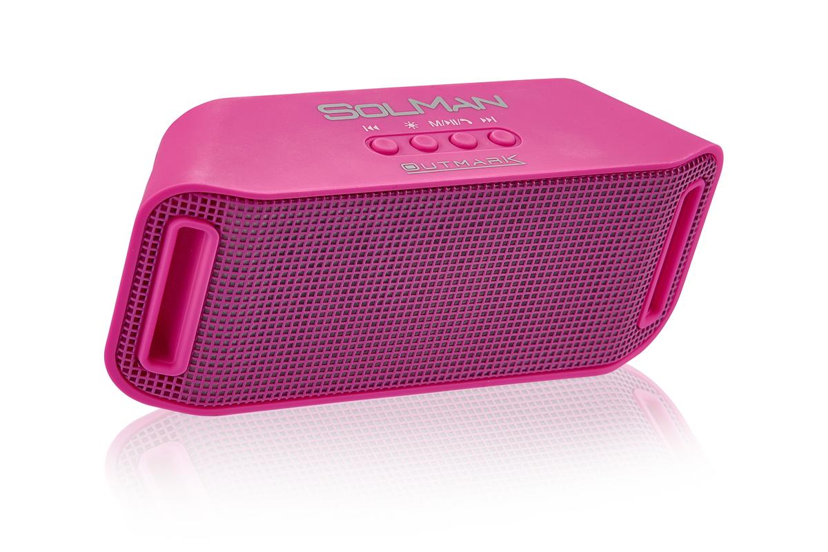 AKTION - Outmark Soulman BT Lautsprecher rosa
