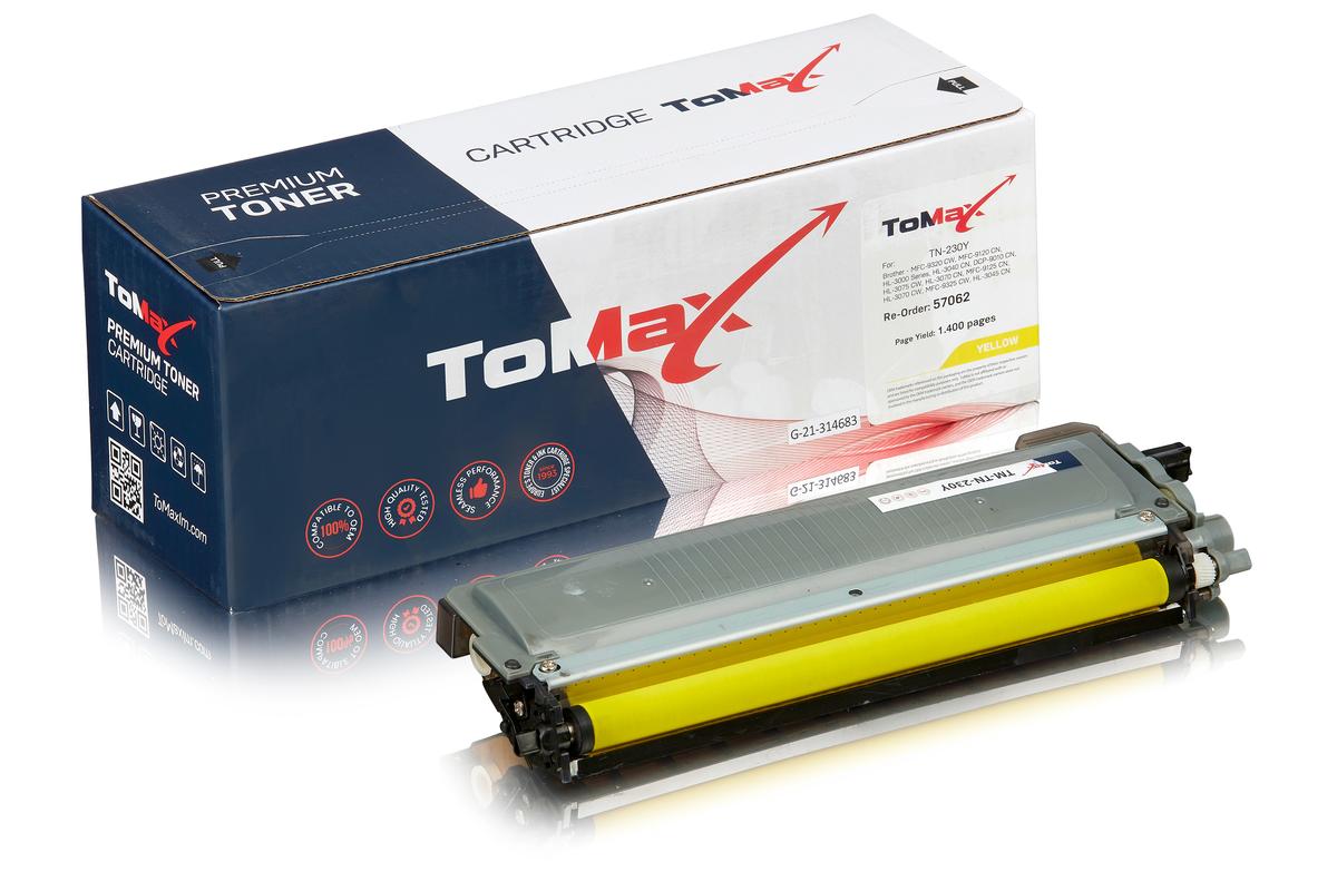 ToMax Premium ersetzt Brother TN-230Y Toner, gelb
