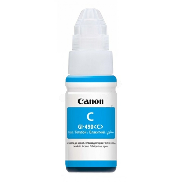 Original Canon 0664C001 / GI490C Tintenflasche cyan