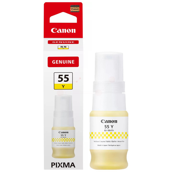 Original Canon 6291C001 / GI55Y Tintenflasche gelb