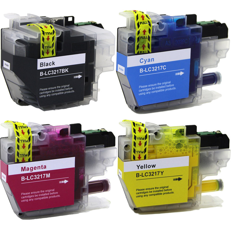 Multipack Kompatibel zu Brother LC-3217VALDR enthält 4x Tintenpatrone