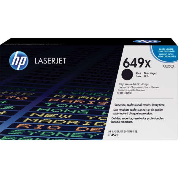 Original HP CE260X / 649X Toner schwarz