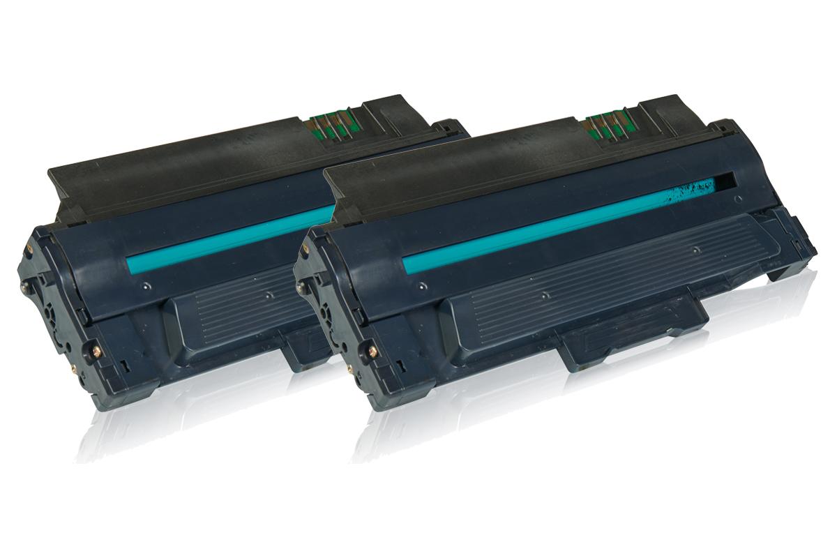 Sparset kompatibel zu Samsung / HP MLT-D 1052 L/ELS / 1052L enthält 2x Tonerkartusche