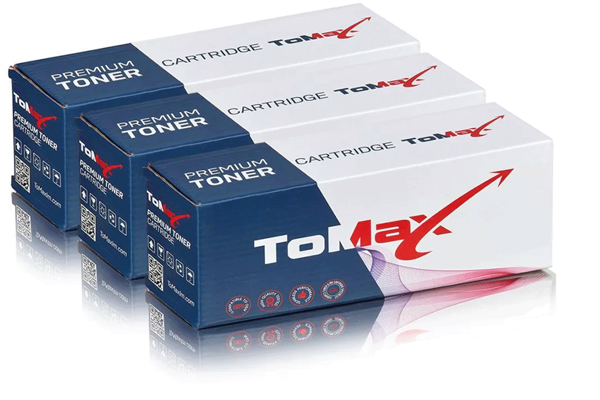 ToMax Multipack ersetzt HP CF53xA / 205A enthält 3 x Tonerkartusche