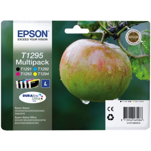 Original Epson C13T12954012 / T1295 Tintenpatrone Multipack