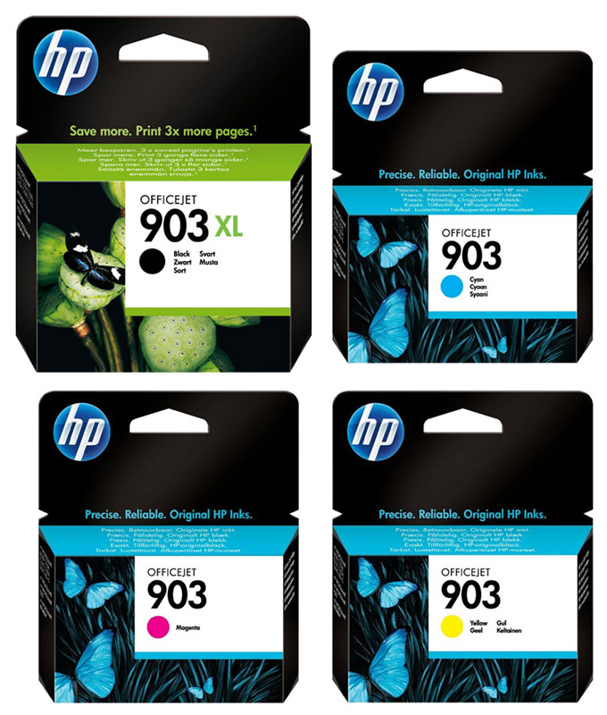 Original HP 903 XL + 903 Tintenpatrone Multipack