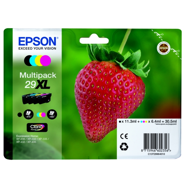 Original Epson C13T29964012 / 29XL Tintenpatrone Multipack