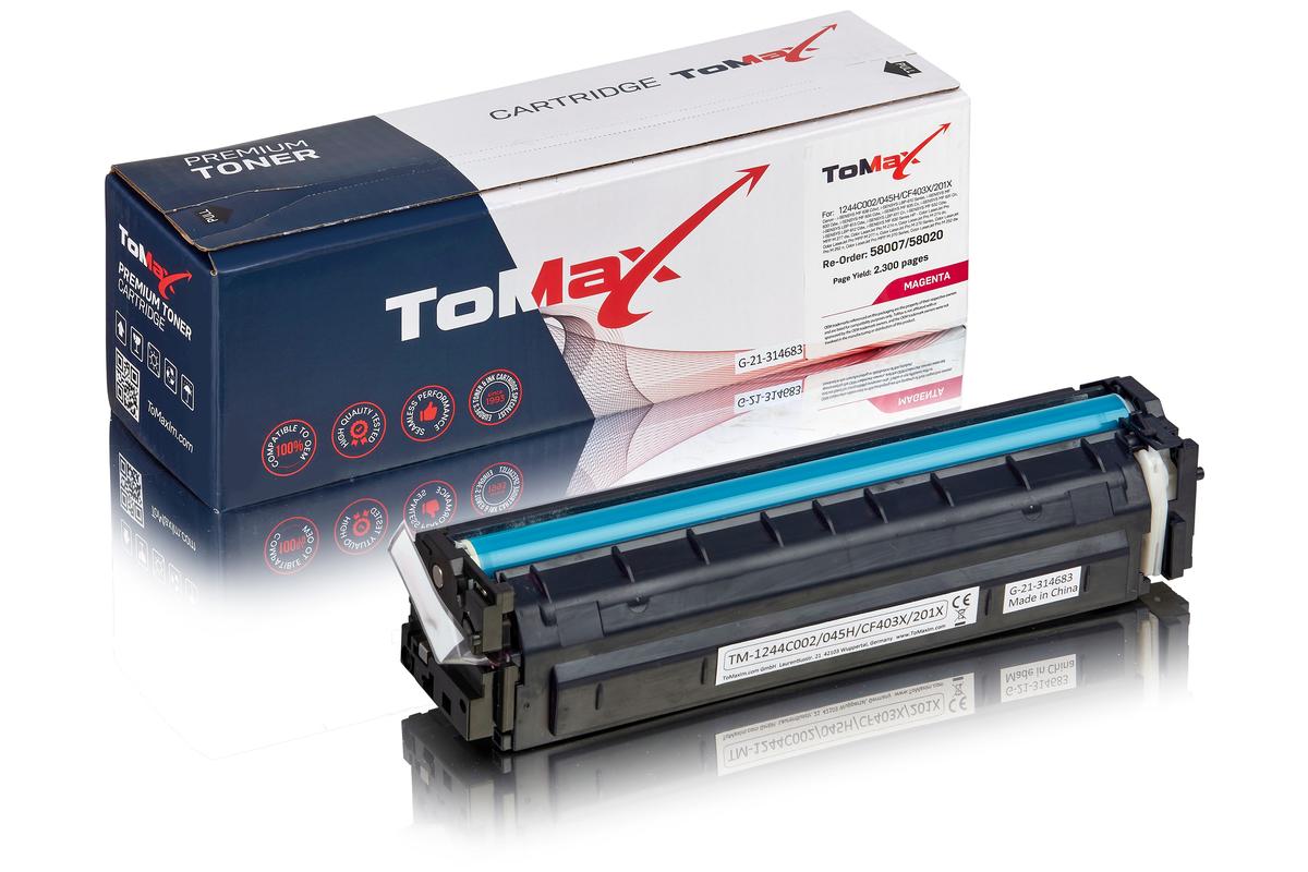 ToMax Premium ersetzt HP CF403X / 201X Tonerkartusche, magenta