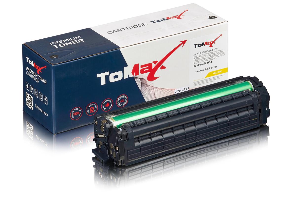 ToMax Premium ersetzt Samsung / HP CLT-Y504S/ELS / Y504S Toner Gelb