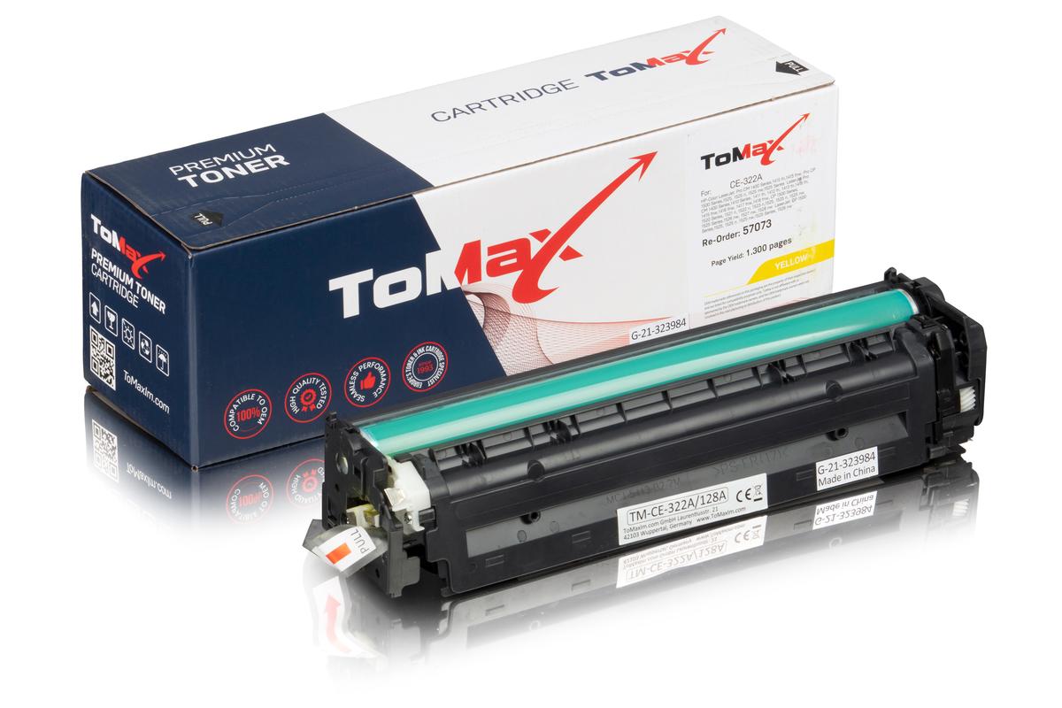 ToMax Premium ersetzt HP CE322A / 128A Toner, gelb