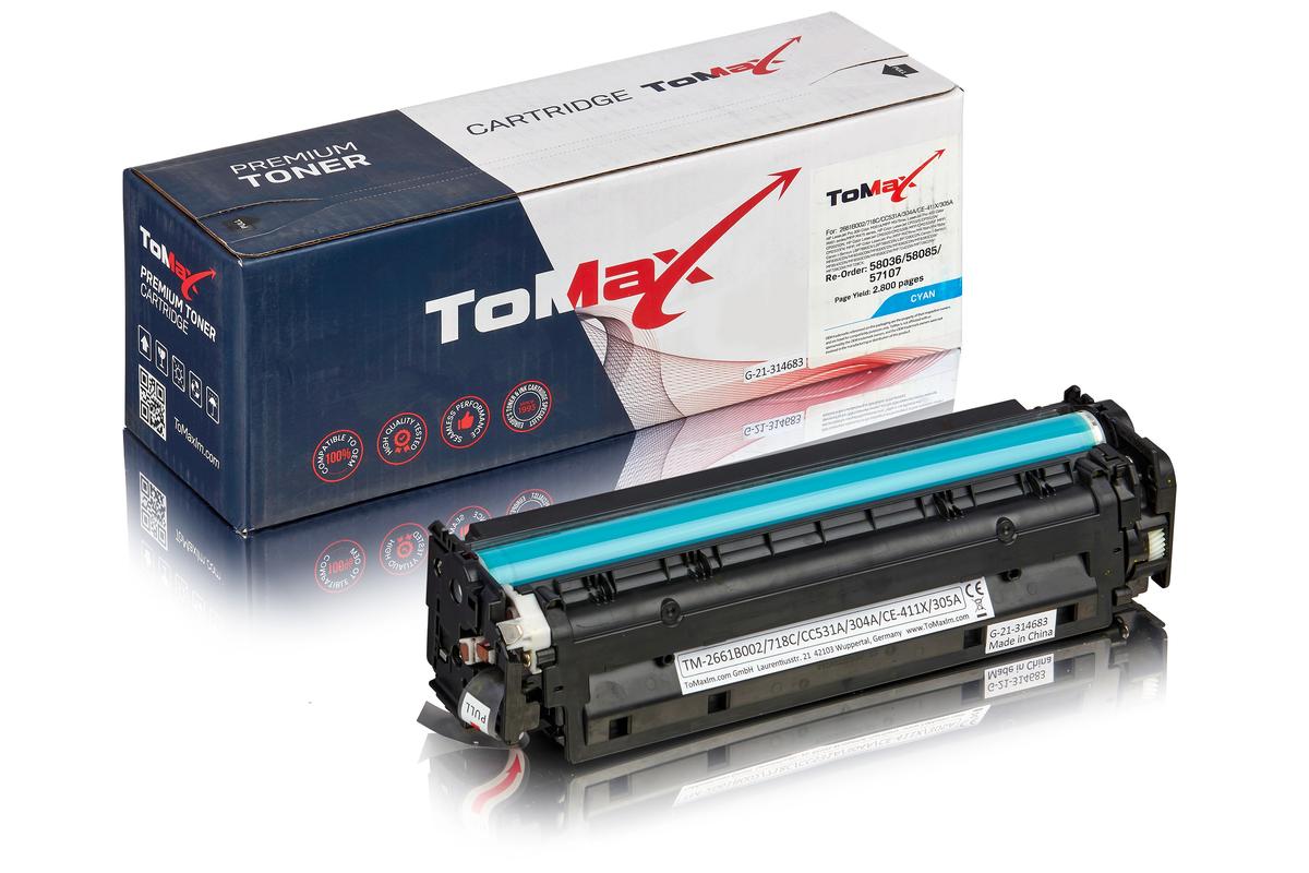 ToMax Premium ersetzt HP CE411X / 305A Toner Cyan