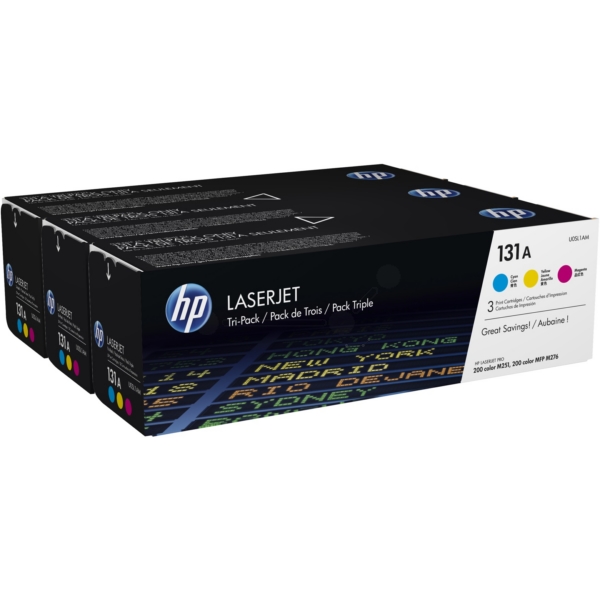Original HP U0SL1AM / 131A Toner Multipack
