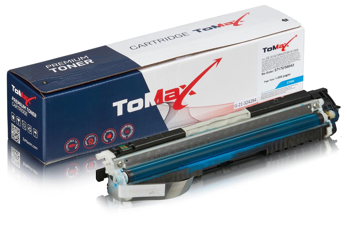ToMax Premium ersetzt HP CF351A / 130A Toner, cyan