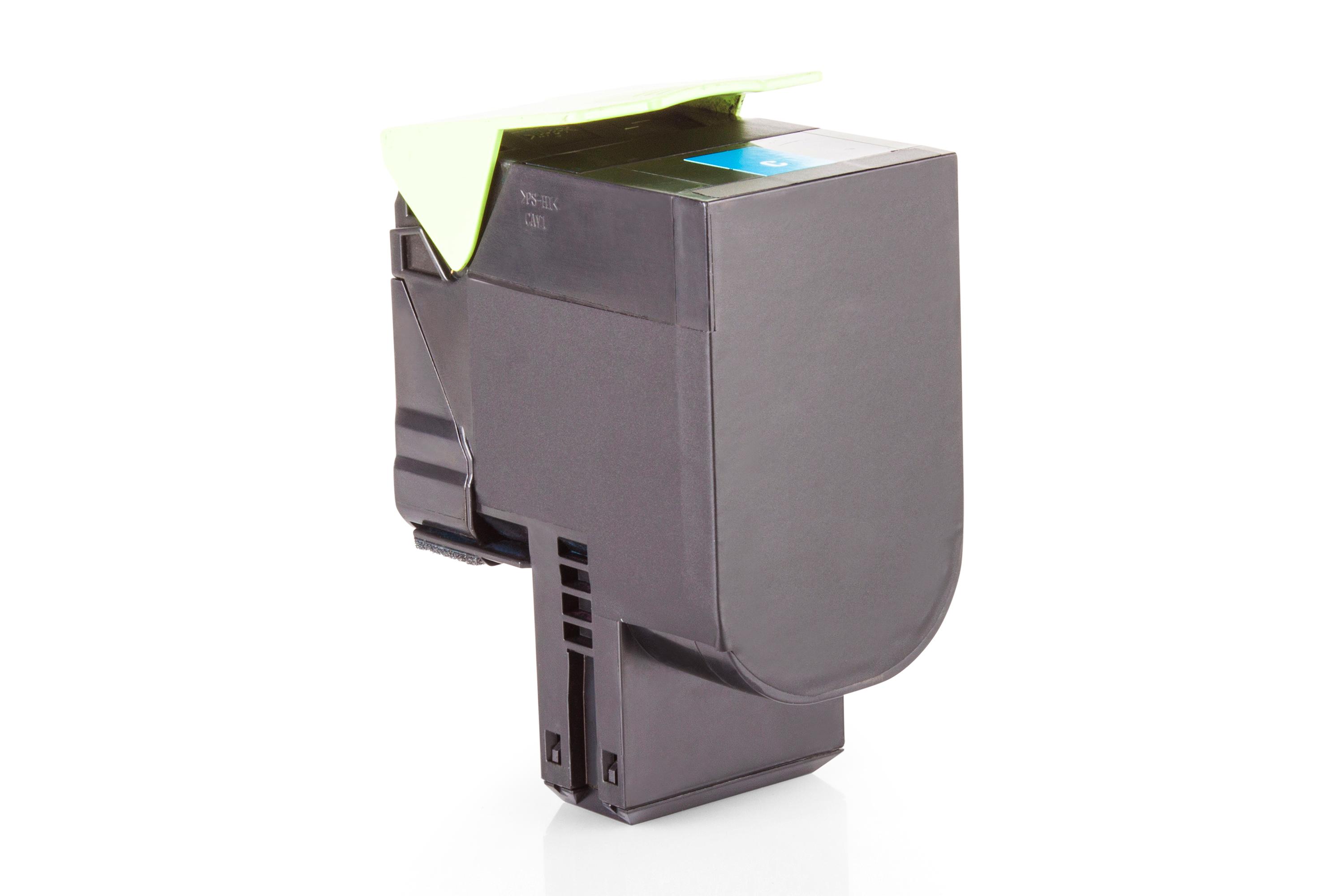 Kompatibel zu Lexmark 80C0S20 / 800S2 Tonerkartusche, cyan