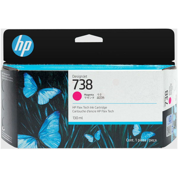 Original HP 498N6A / 738 Tintenpatrone magenta