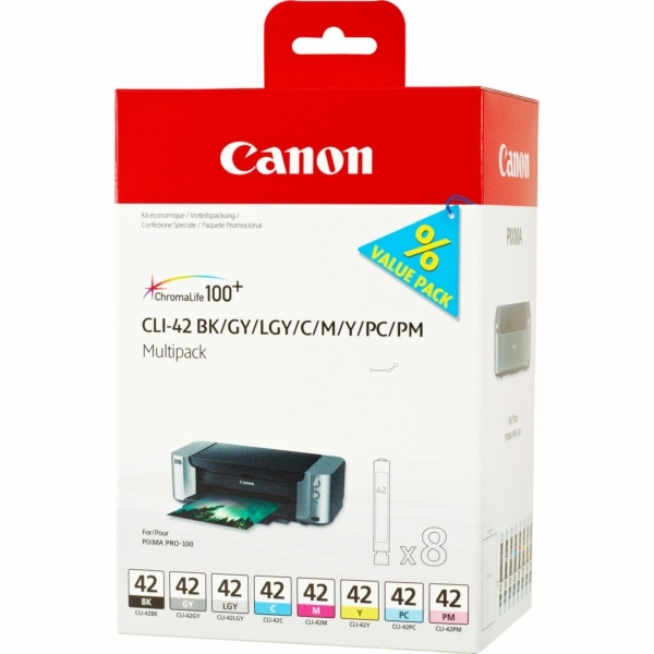 Original Canon 6384B010 / CLI-42 Tintenpatrone Multipack