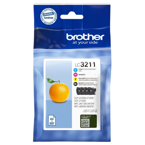 Original Brother LC3211VALDR Tintenpatrone Multipack