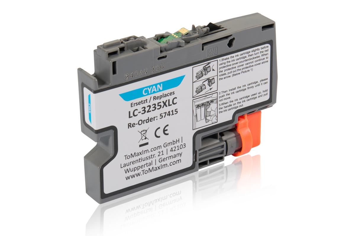Kompatibel zu Brother LC-3235XLC Tintenpatrone, cyan