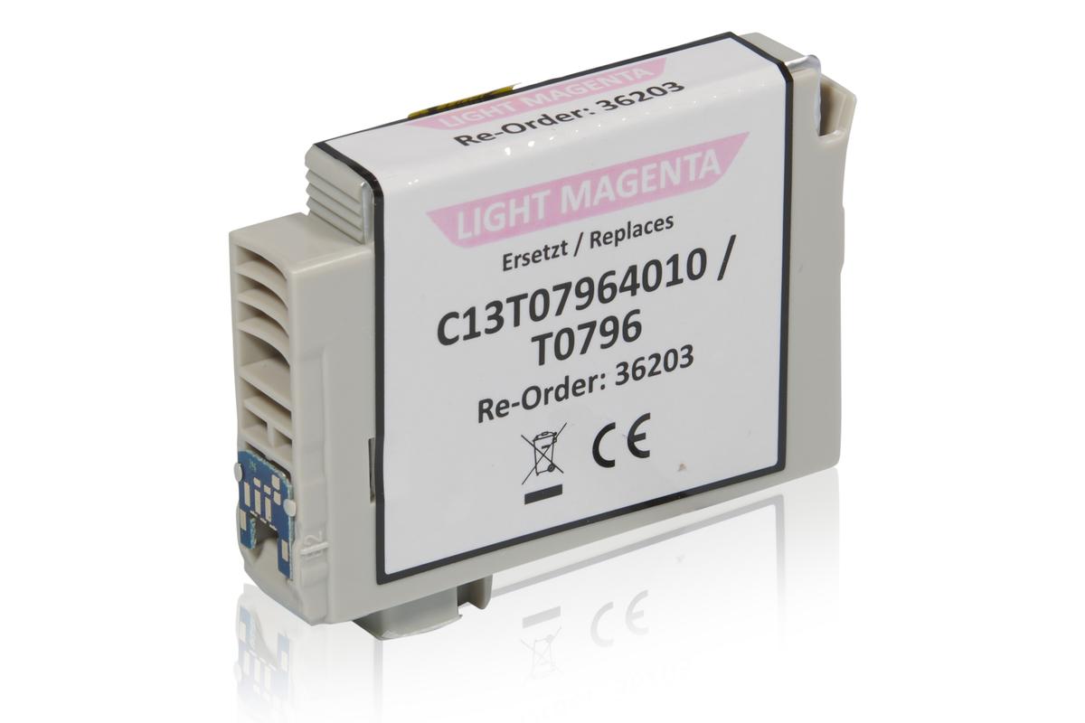 Kompatibel zu Epson C13T07964010 / T0796 Tintenpatrone, light magenta