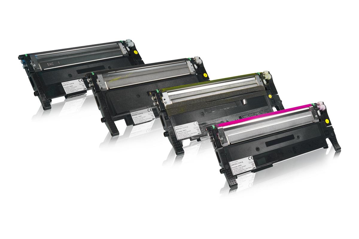 Multipack kompatibel zu HP W2070A / 117A XL enthält 4x Tonerkartusche