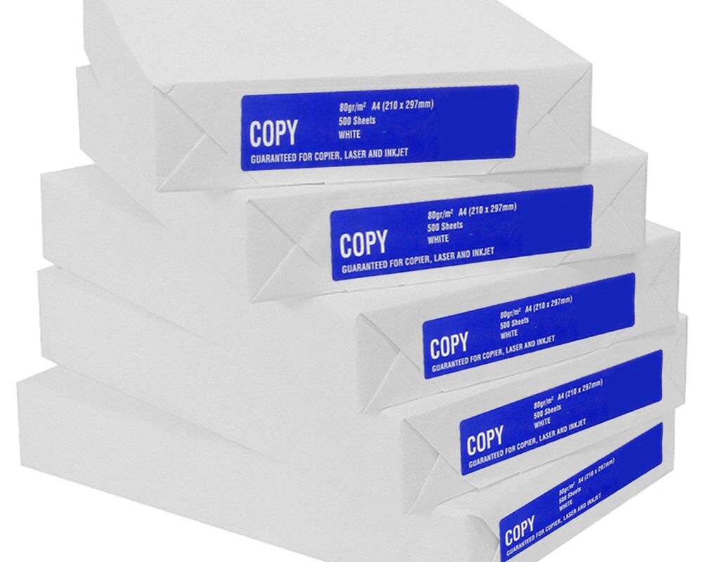 Vorteilspack 5x Kopierpapier / Druckerpapier, 2.500 Blatt, DIN A4, 80 g/m², weiß