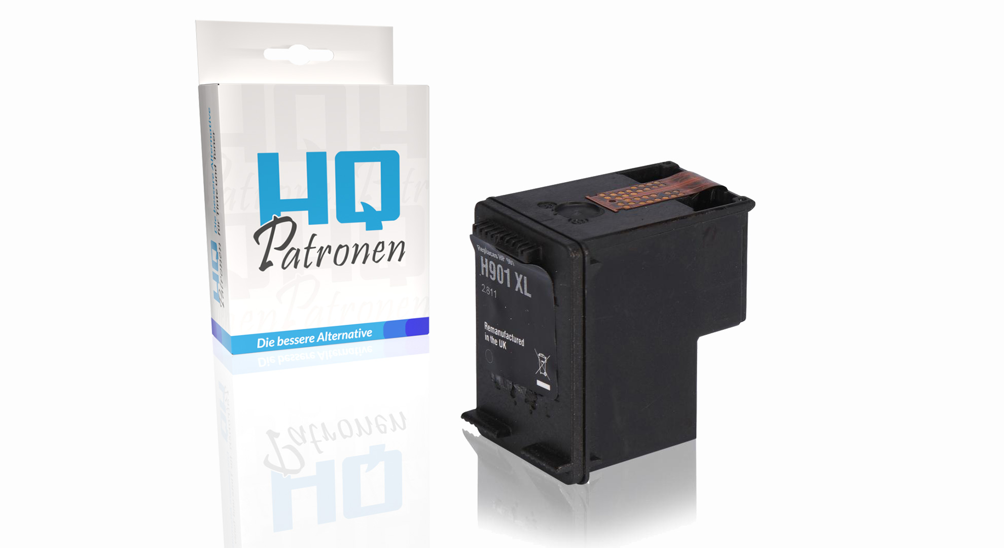 Kompatibel zu HP CC654AE / 901XL Druckkopfpatrone, schwarz