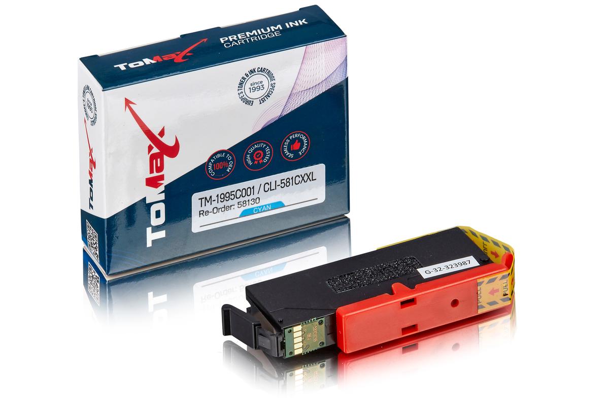 ToMax Premium ersetzt Canon 1995C001 / CLI-581CXXL Tintenpatrone, cyan