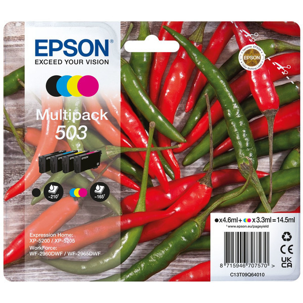 Original Epson C13T09Q64020 / 503 Tintenpatrone Multipack