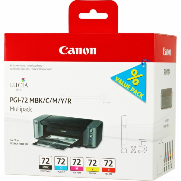 Original Canon 6402B009 / PGI72 Tintenpatrone Multipack