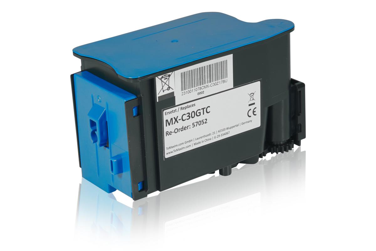 Kompatibel zu Sharp MX-C30GTC Tonerkartusche, cyan