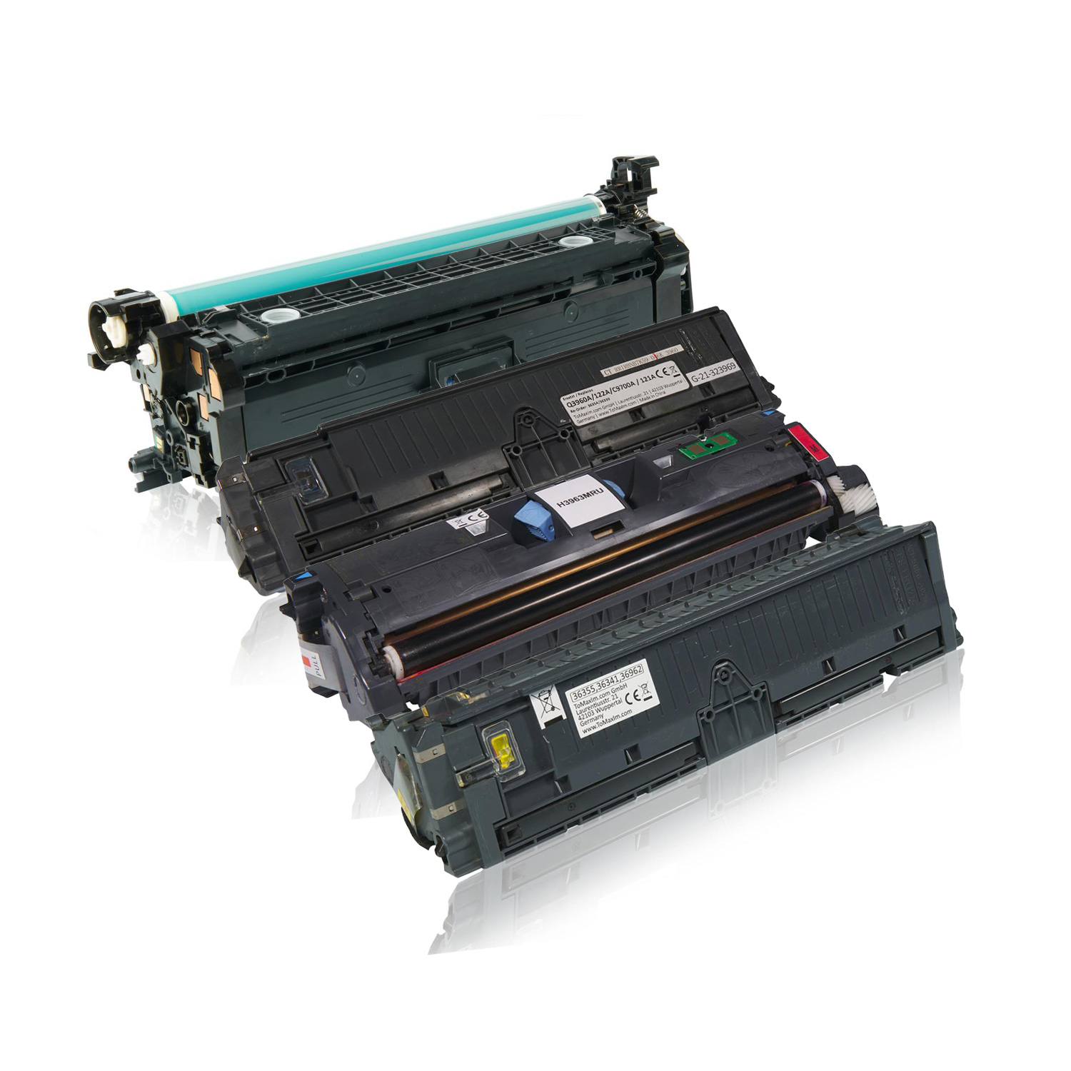 Multipack kompatibel zu HP Q3960A / 122A enthält 1xBK, 1xC, 1xM, 1xY