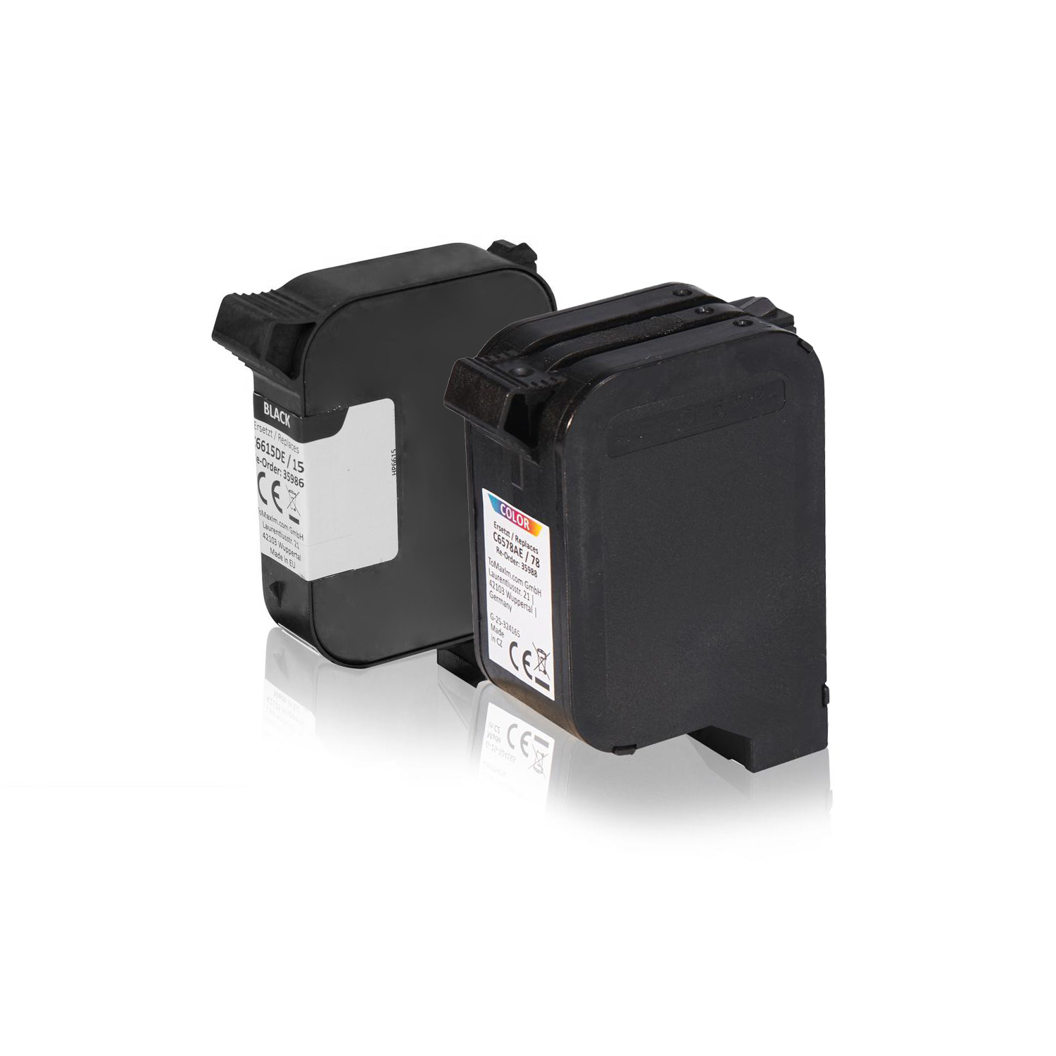 Multipack kompatibel zu HP C6615DE / 15 enthält 1 x C 6615 DE / 15 Druckkopfpatrone, 1 x C 6578 AE / 78 Druckkopfpatrone